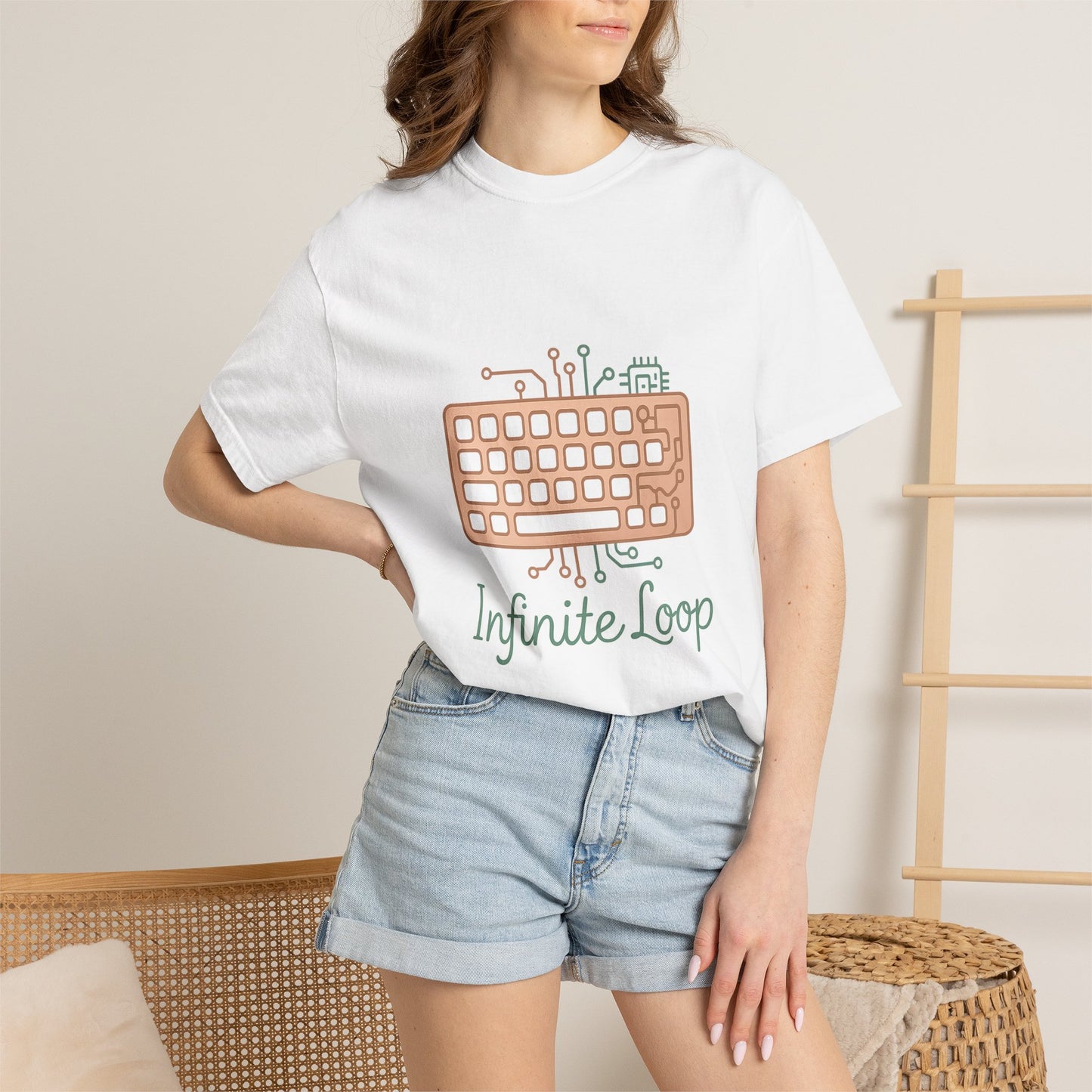 Software Engineer T-Shirt – Vintage-Wash Comfort Garment-Dyed Tee | LM Apparel