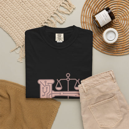 Law Student T-Shirt – Comfort Colors Garment-Dyed Tee | Minimalist Aesthetic Motivation